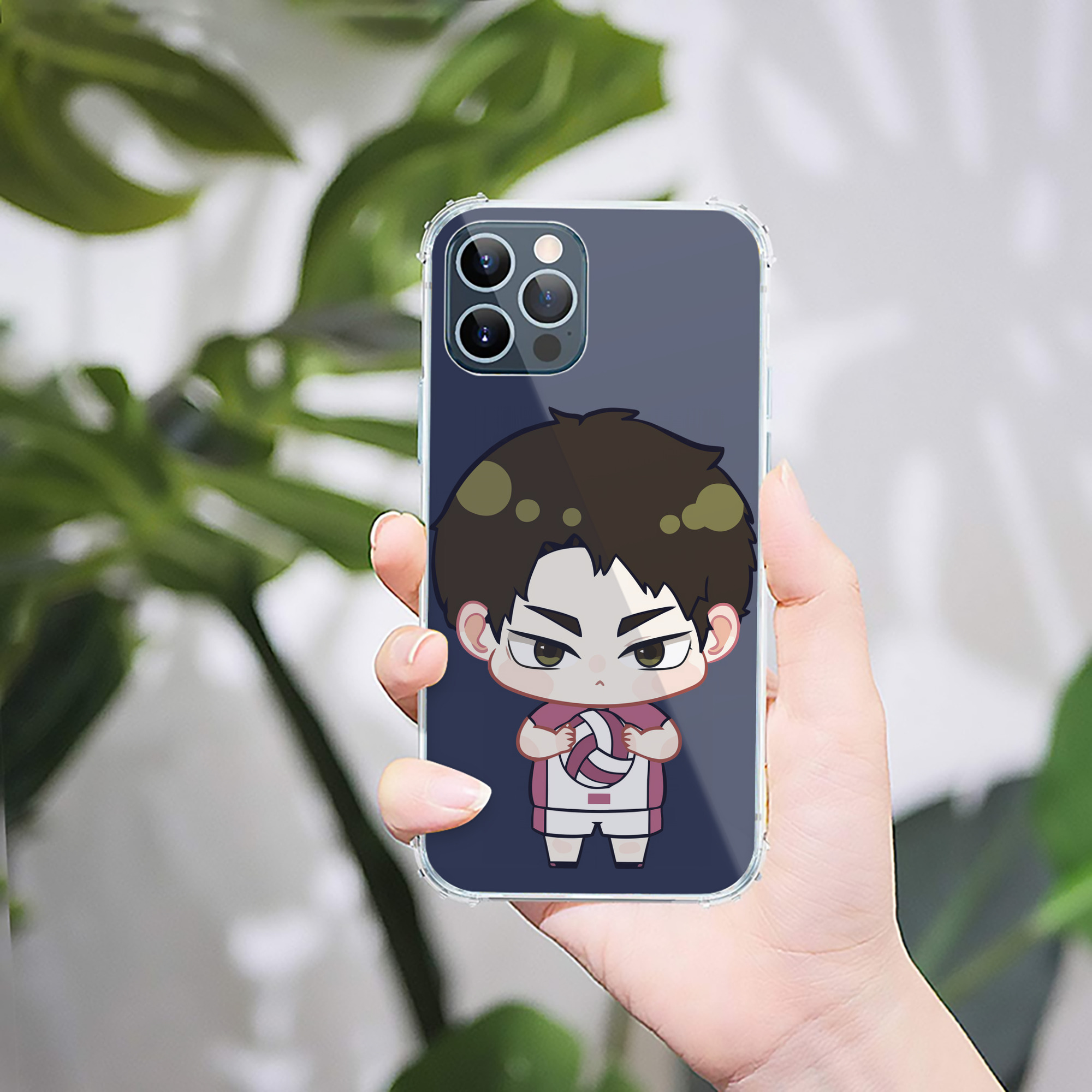 （画像用） ハイキュー!! Haikyu!! 【iPhone 12シリーズ対応】透明スマホケース（クリアソフトケース）